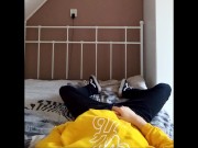 Preview 1 of POV Cute twink in vans jerking off
