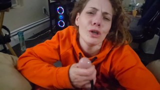 Heather Kane Discusses Trash While Making A Weak Man Cum In 20 Seconds