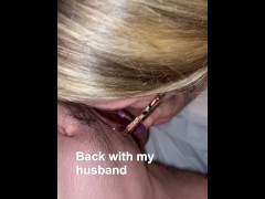 Room hopping for creampies on vacation while my husband is waiting for me