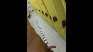 I Almost Got Caught Flashing My Cock Recklessly In The Gym Locker Room Shower