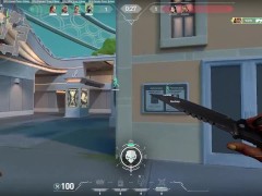 Latina bitch smothers TESLA AI with her giant fucking tits and ass