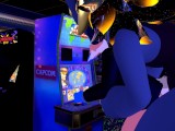 Female Nardoragon gets pounded in arcade by wicker
