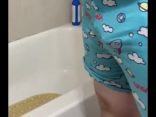 Slow motion soft dad cock