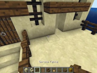 How to build Desert House in Minecraft (easy)