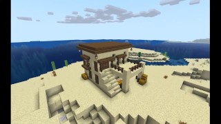 Minecraftで砂漠の家を建てる方法(簡単)