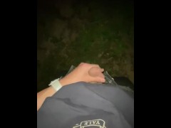 I wanted to masturbate while driving, so I ejaculated at an unpopular station.