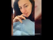 Preview 4 of Carolina Iena Horny Petite Girl wakes you up with a blowjob for passionate morning sex