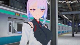 Baiser Lucy de Cyberpunk: Edgerunners Jusqu'à Ejaculation Interne - Anime Hentai 3d Non Censuré