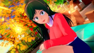 MIJN HELD ACADEMIA Anime Hentai 3D Kind M Dag Temperatuur Parkiet Midoriya Ochako Uraraka Naam Is Klauw Plan D Weglating