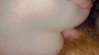 Pregnant slut gets fucked in the butt and cream pied