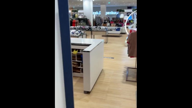 Got caught naked in public!