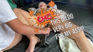 ⭐ OMG! PAINFUL ANAL, HUGO DILDO ANAL DESTRUCTION !!! PAINAL AMATEUR