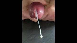 慢动作特写射精！
