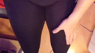 French Femboy DamnOspin: POV thick thighs squish and slap ~ 1/2