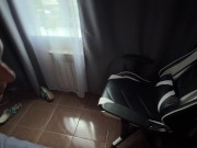 Preview 4 of fucked me hard with his big dick right on the chair