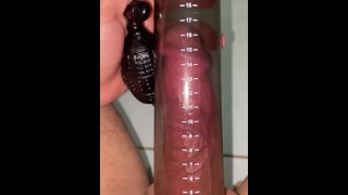 meu pênis cresceu depois de usar a bomba peniana por 10 minutos e atrasou minha ejaculação