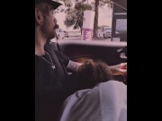 Preview 2 of Blowjob in the drive thru!!