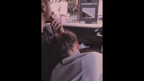 Blowjob in the drive thru!! 