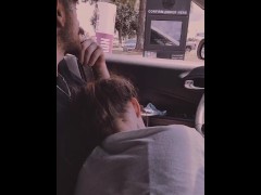 Blowjob in the drive thru!!  9/16