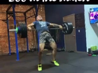 Snatch 200lbs weightlifting (dong recoil)