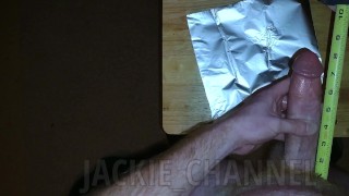 POV Stroking My Cock to Porn Until I Blow a HUGE Load - Soft to Hard - JACKIE CHANNEL