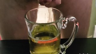 Requested piss and cum cocktail