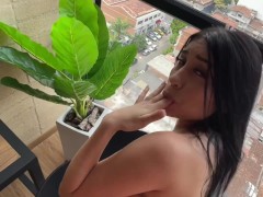 Hot Petite Latina Model Fucks Her Step Daddy for attention