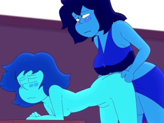 La MILF Azul's Follada, Escena De Sexo Hentai De Dibujos Animados