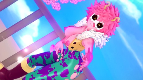 VOY A UNA CITA CON MINA ASHIDO 😘 MI HÉROE ACADEMIA HENTAI