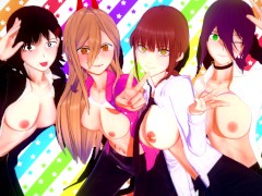 CHAINSAW MAN HENTAI COMPILATION (Makima, Power, Reze, Kobeni) - Screenshot 15 of 16 - Makima