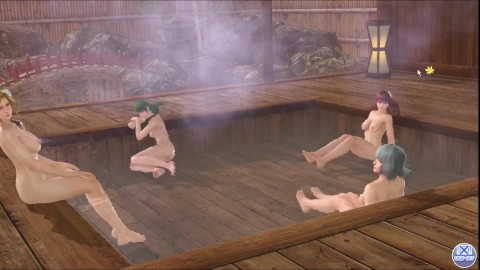 Dead or Alive Xtreme Venus Vacation Tamaki, Helena, Kasumi, Lobelia Nude Mod Sauna Fanservice Apprec