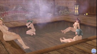 Mort ou vivant Xtreme Venus vacances Tamaki, Helena, Kasumi, Lobelia Nude Mod Sauna Fanservice Apprec