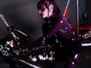 Preview 5 of Pegging my Rubber Gimp (preview) - Miss Vera Violette
