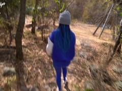 Video Great blowjob in nature after a photo shoot of young tourists - AnGelya.G