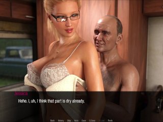 big boobs, visual novel, blonde, big tits