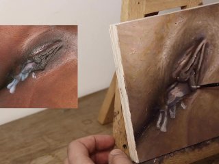solo male, point of view, art, close up pussy