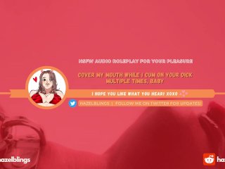 Cover my mouth while i cum on your dick multiple times [F4M][FEMALE MOANING & ORGASM & BJ SOUNDS ]