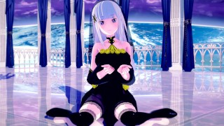 SHOWING SOME LOVE TO SATELLA, THE WITCH OF ENVY 😳 RE:ZERO HENTAI