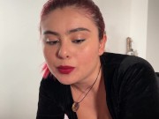 Preview 4 of Latina witch is collecting CUM, would you give her some?