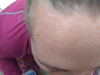 Deep throat by coworker