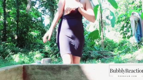 Indian desi girl outdoor pussyshowing and dress changing