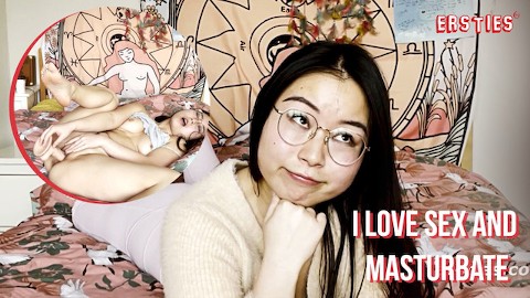 Ersties: Cute Chinese meid was super blij om een masturbatievideo voor ons te maken