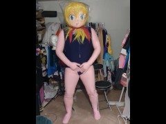 Latex Kigurumi Cosplay Swimsuit Breathplay