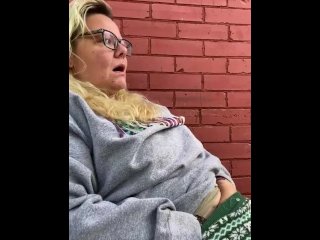 Masturbating outside 👀
