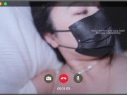 Preview 1 of NTR:Having sex with a stranger while on a video call with my boyfriend(Full version 41min)