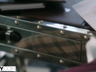 TUSHY Gorgeous anal-obsessed Hazel seduces her boss screenshot number 2