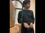 Preview 3 of Jerking off at work - MY COWORKER CAUGHT ME!