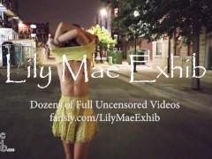 Video Hubby dared me to strip naked on creepy downtown street!