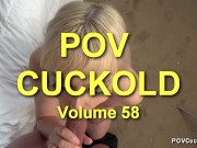 Preview 1 of Jessica Starling POV cuckold 58 hot wife cuckold creampie eating tit job pov blowjob and sex big tit