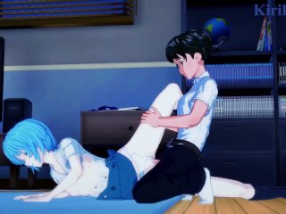 Rei Ayanami and Shinji Ikari Have_Intense Sex at_Home. - Neon Genesis Evangelion_Hentai